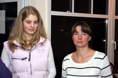 Sieger der Veinsmeisterschaften 2011 - Damen: Britta Otte (re.), Cäcilia Junge-Ilges 